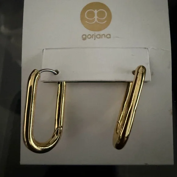 Gorjana Elegant Gold Zoey Hoop Earrings - Picture 4 of 4